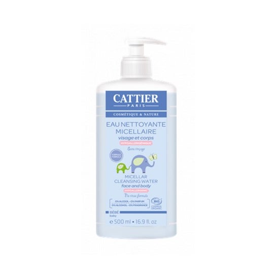 Cattier Agua Micelar Limpiadora Cara y Cuerpo Bebé 500ml