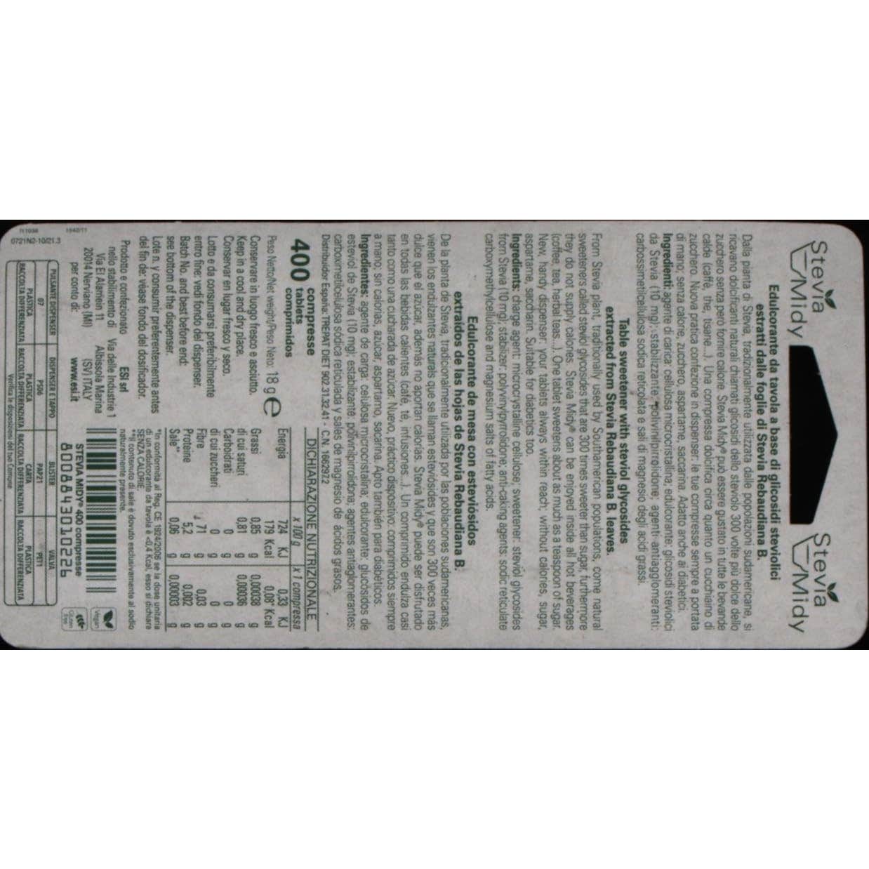 Esi Stevia Midy 400comp