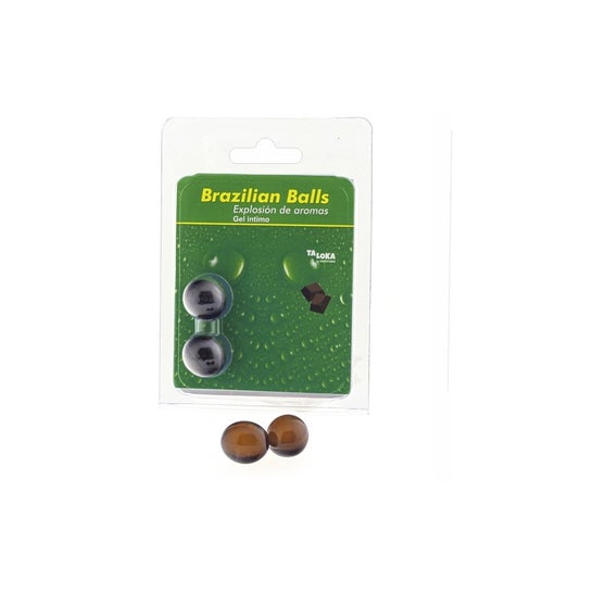 Diverty Sex Taloka Brazilian Balls Intimate Gel Chocolate 2uds