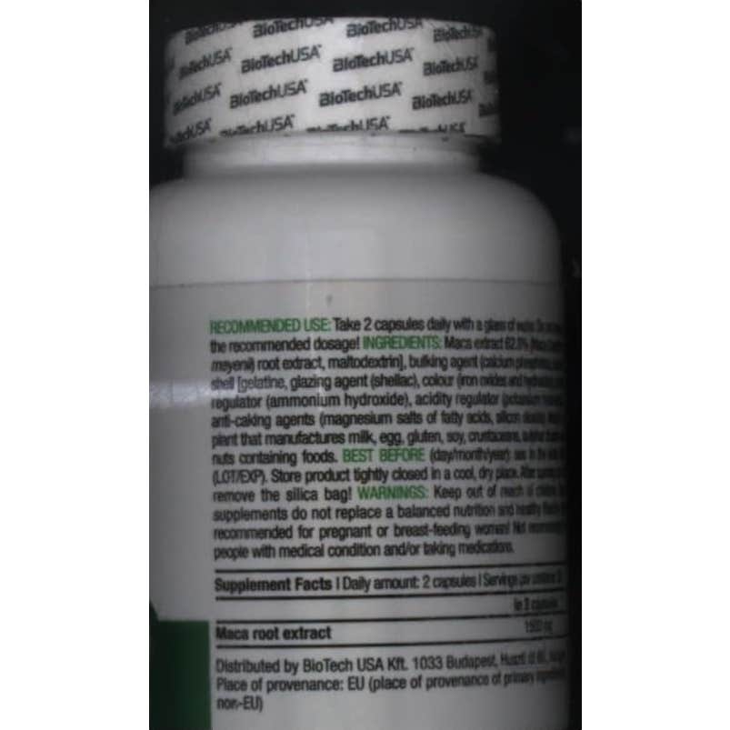 BioTech USA Maca 60caps