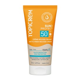 Topicrem Mousse Crema Acabado Mate SPF50 50 ml
