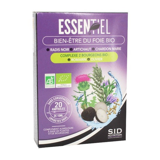 SID Nutrition Essentiel Bienestar del Hígado Bio 20 Ampollas