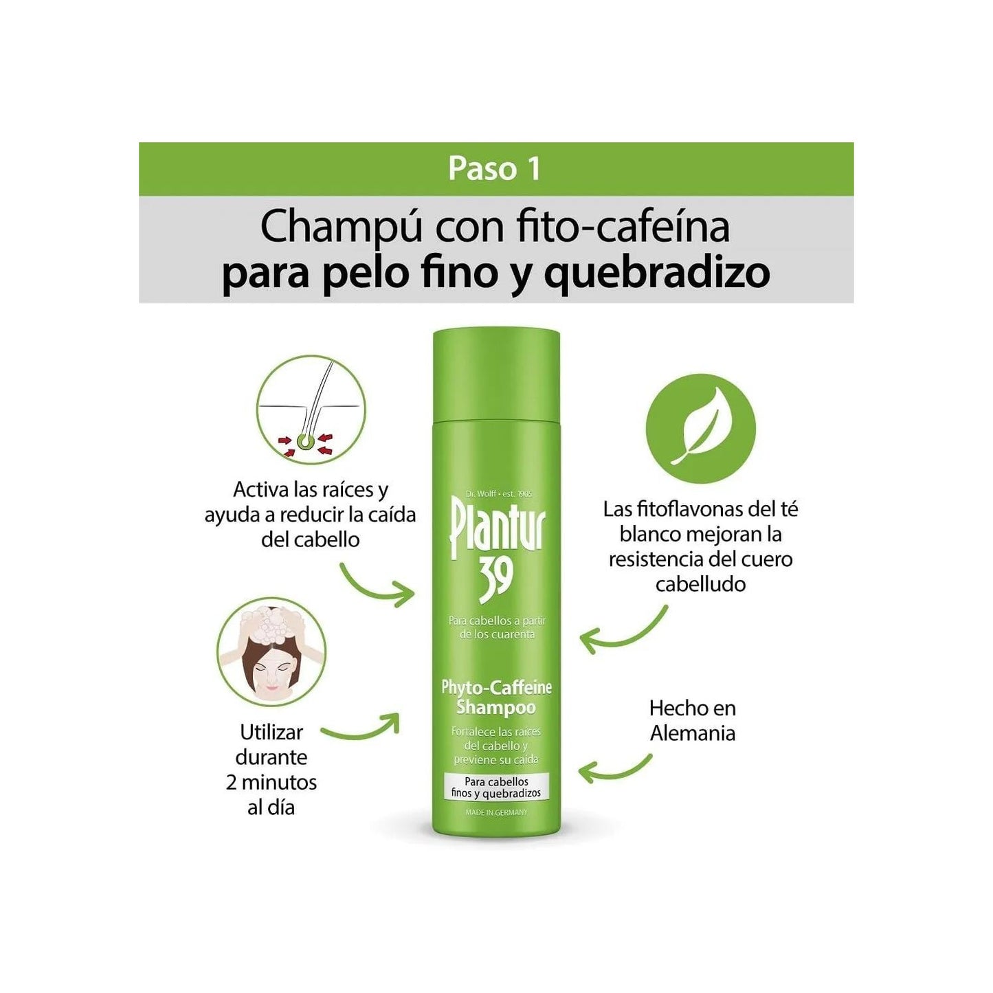 Plantur39 Phyto-Caffeine Champú Cabellos Finos 250ml