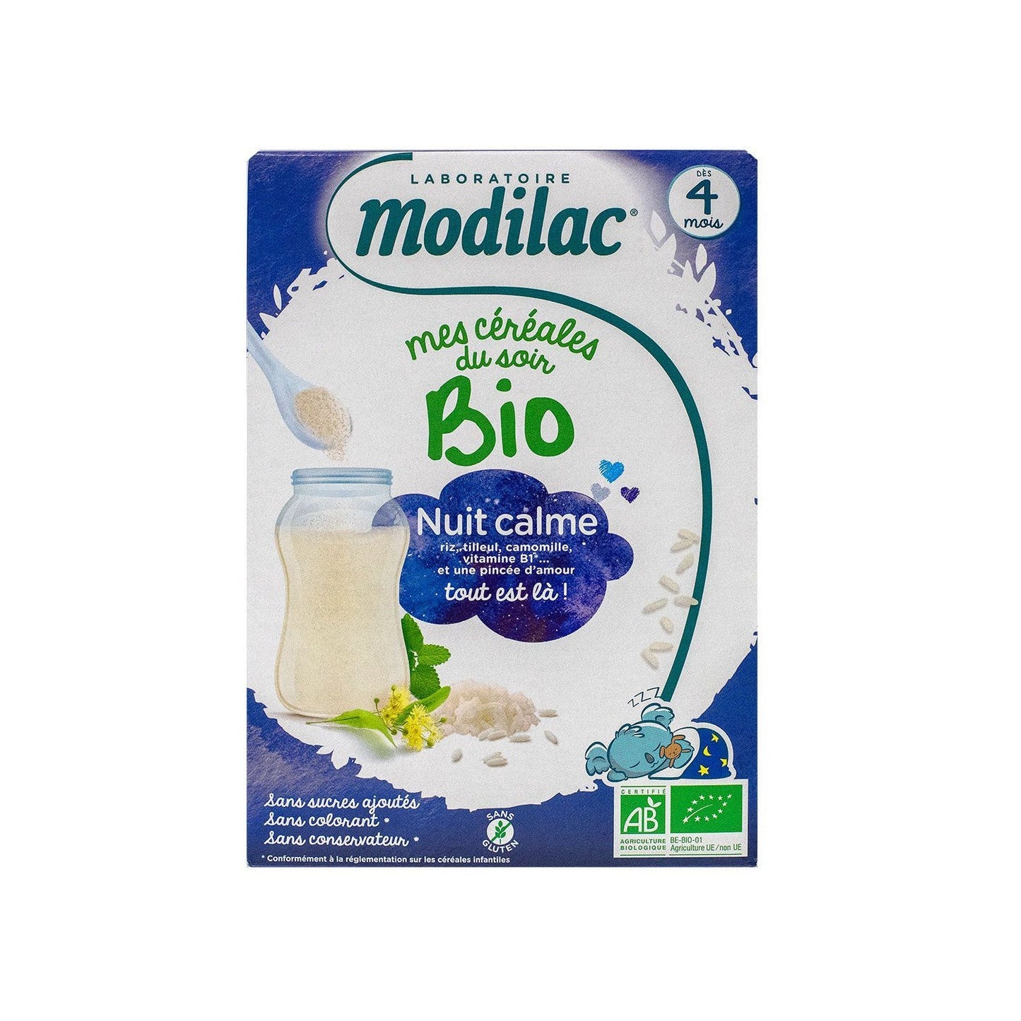 Modilac Premières Céréales Nuit Calme Bio 250g