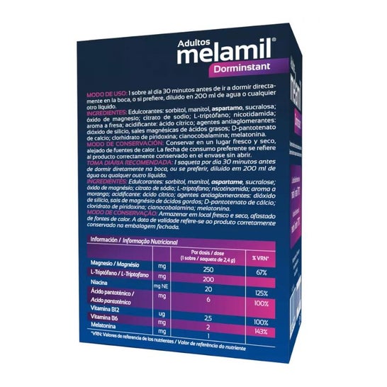 Melamil Dorminstant Adultos 24sobres