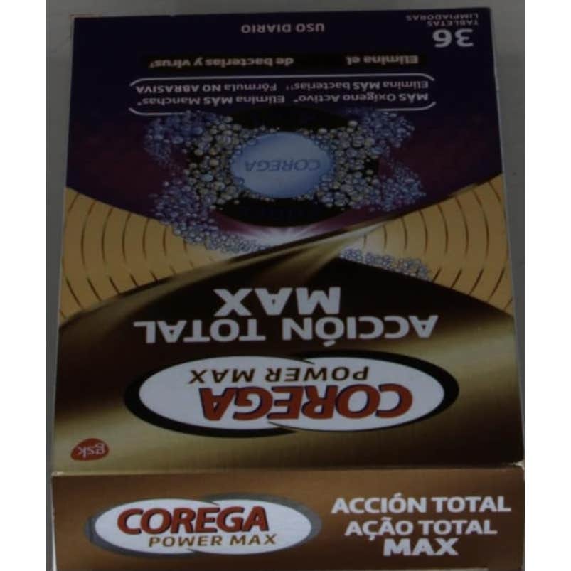 Corega Acción Total Max 36 tabletas limpiadoras