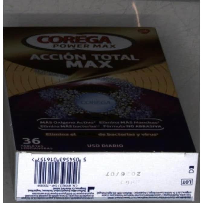 Corega Acción Total Max 36 tabletas limpiadoras