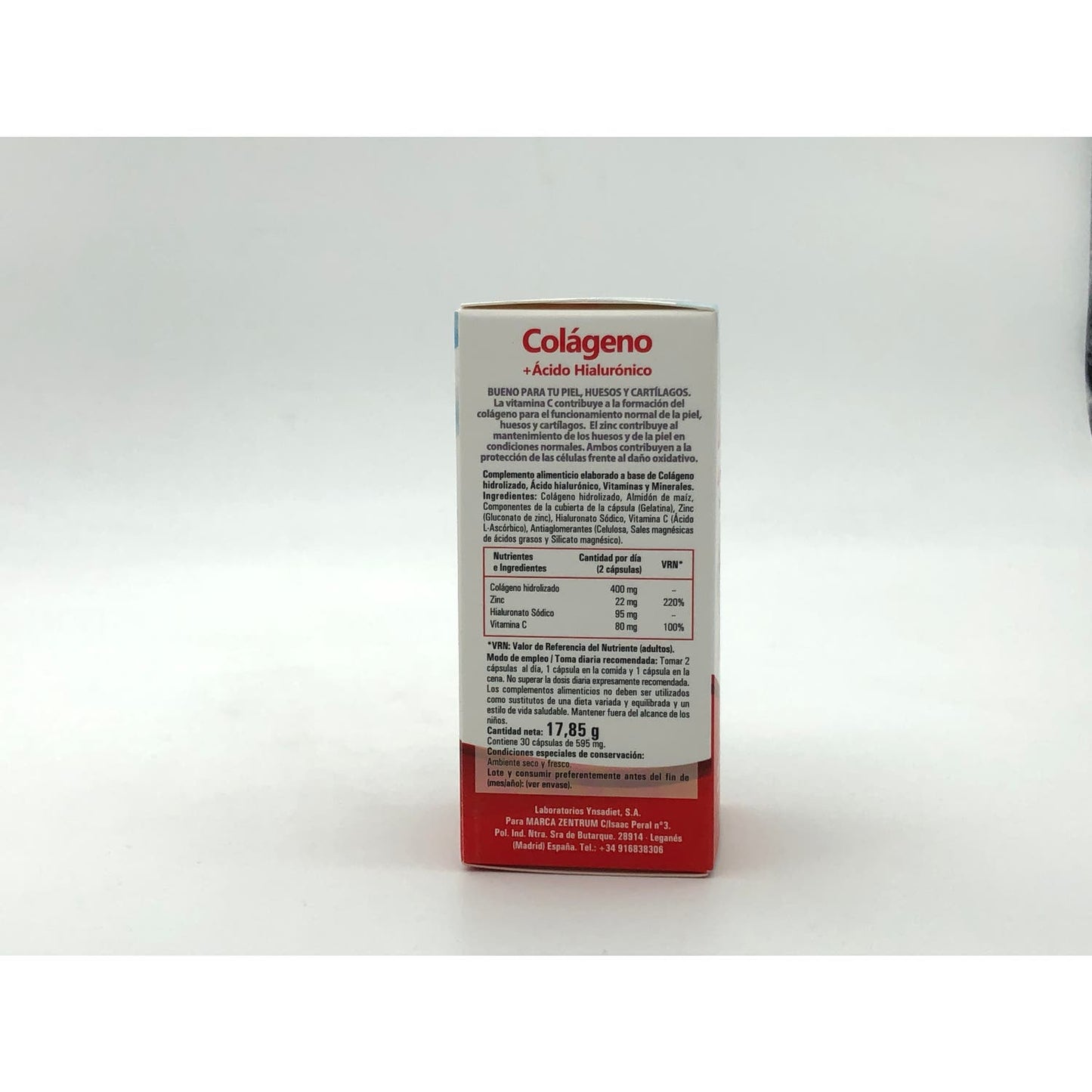 Zentrum Ácido Hialurónico Colágeno 30caps