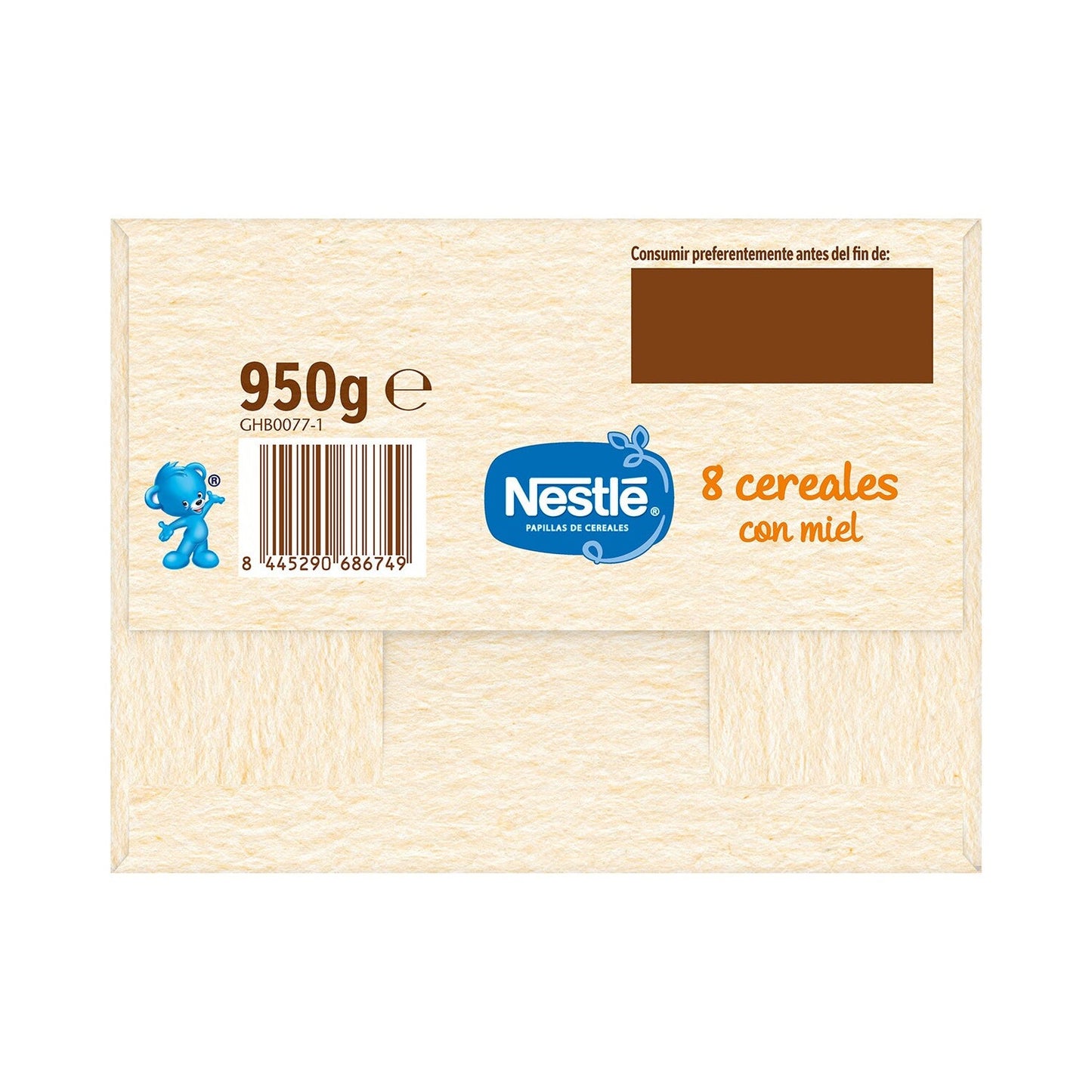 Nestlé Papillas 8 Cereales con Miel 950g