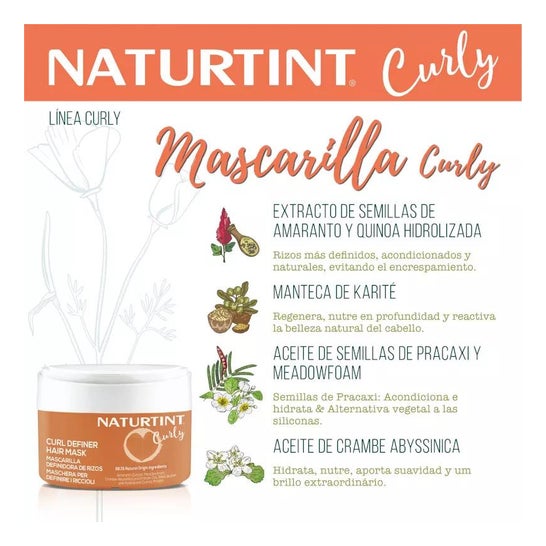 Naturtint Curly Mascarilla Definidora de Rizos 300 ml