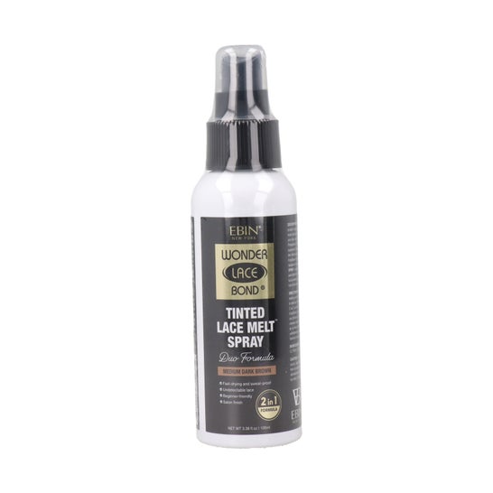 Ebin New York Tinted Lace Melt Pump Spray Medium Dark Brown 100 ml