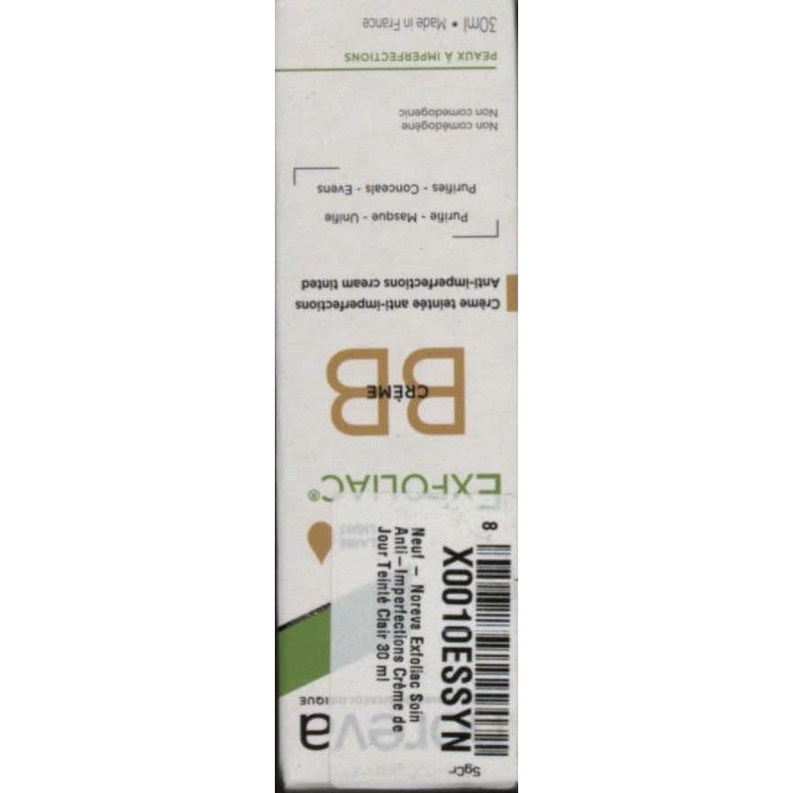 Noreva Exfoliac BB Crème Clair Light 30ml