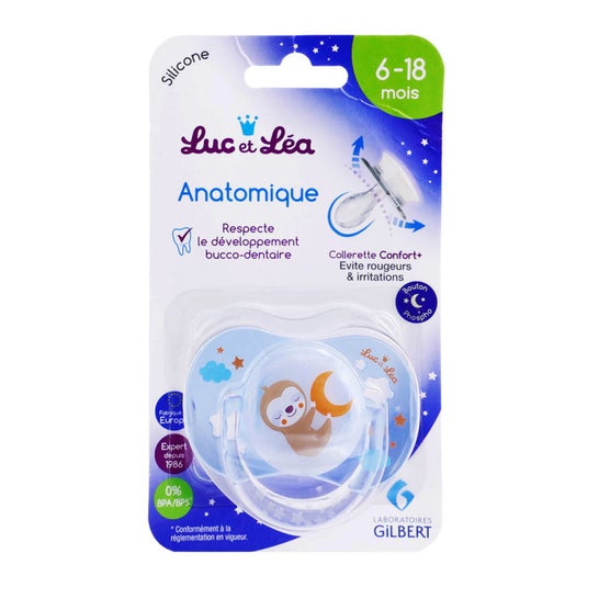 Luc et Lea Chupete Anatómico 6-18 m Perezoso 1 ud
