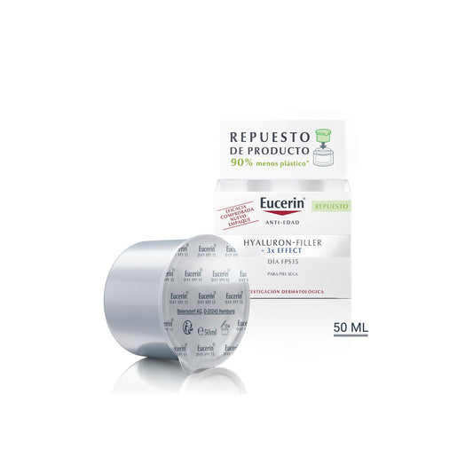 Eucerin Recarga Hyaluron Filler 3X Effect Crema de Día SPF15 50ml