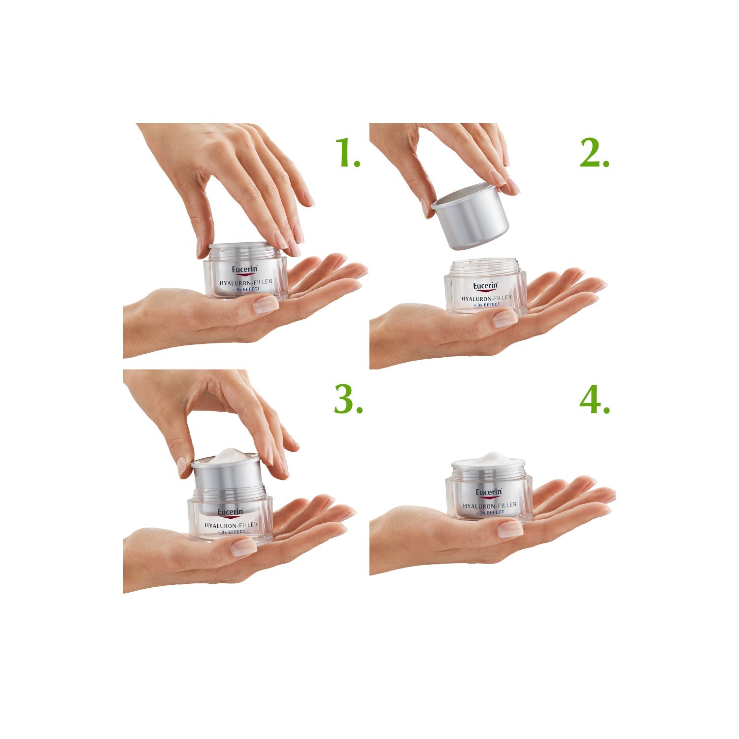 Eucerin Recarga Hyaluron Filler 3X Effect Crema de Día SPF15 50ml