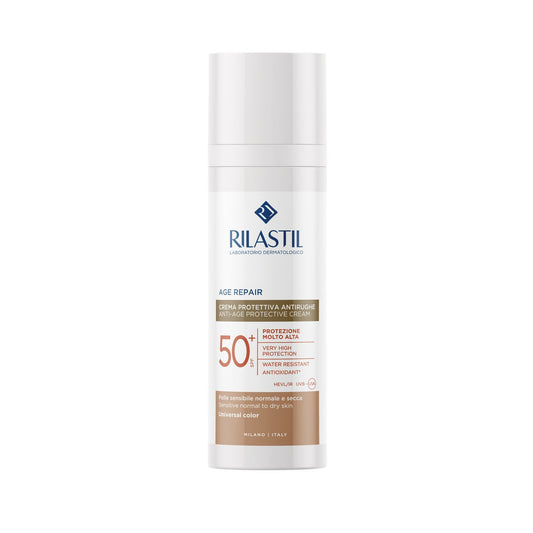 Rilastil Sun System Age Repair Crema Solar Facial Antiedad Color SPF50+ 50ml
