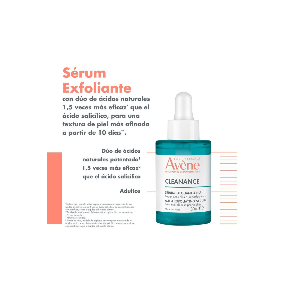Avène Cleanance Sérum Exfoliante AHA 30ml