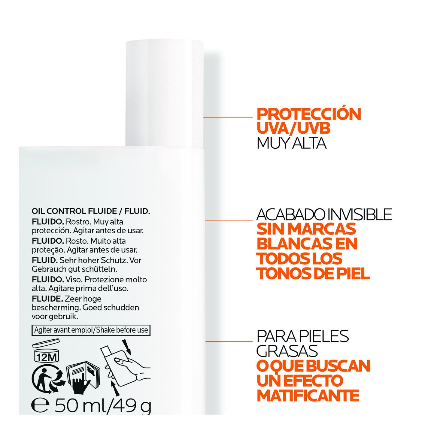 La Roche-Posay Anthelios UVMUNE 400 Oil Control Fluido SPF50+ 50ml