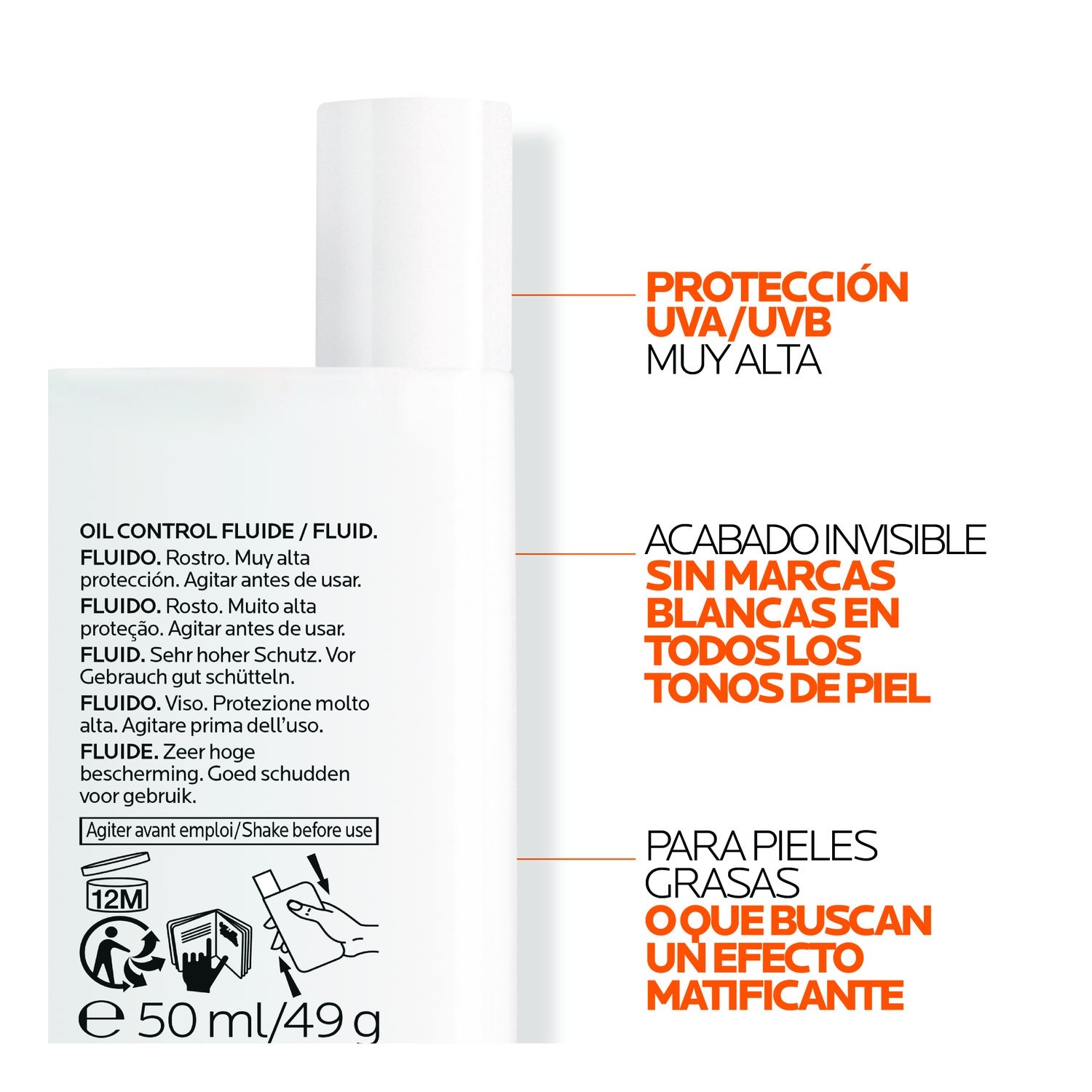 La Roche-Posay Anthelios UVMUNE 400 Oil Control Fluido SPF50+ 50ml