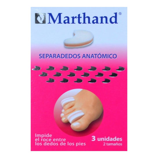 Marthand Separadedos Anatomico 2 Tamaños 3uds