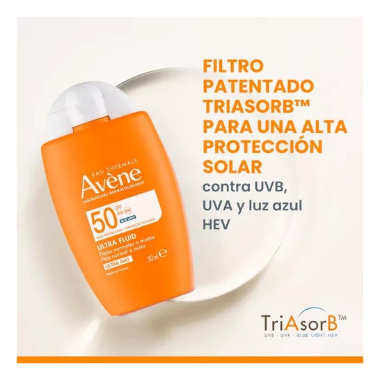 Avène Ultra Fluid Eclat Radiance SPF50+ 50ml