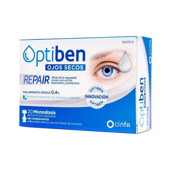 Optiben Ojos Secos Repair 20uds