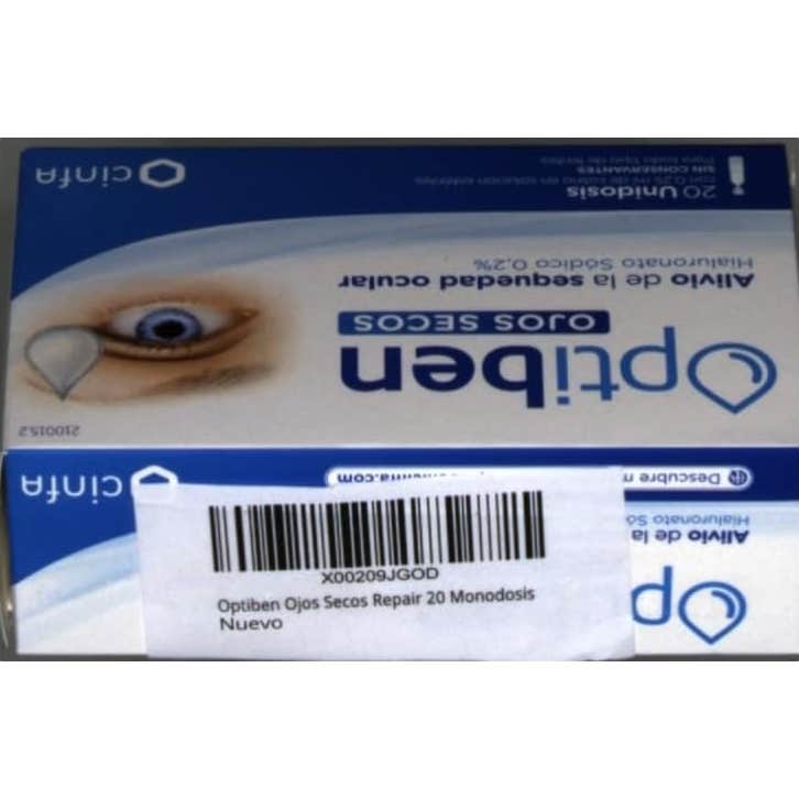 Optiben Ojos Secos Repair 20uds