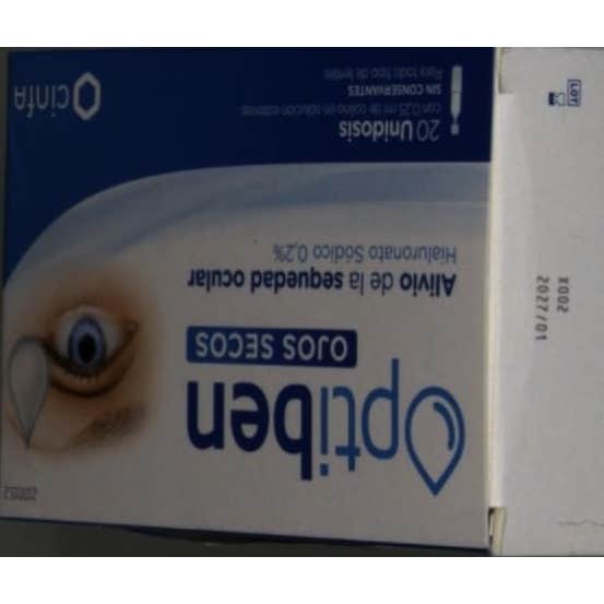 Optiben Ojos Secos Repair 20uds