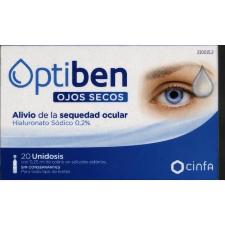 Optiben Ojos Secos Repair 20uds