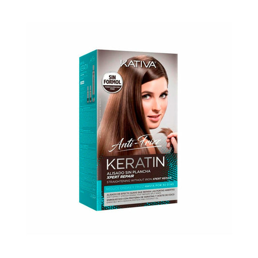 Kativa Keratin Anti-Frizz Alisado Sin Plancha Repara Puntas