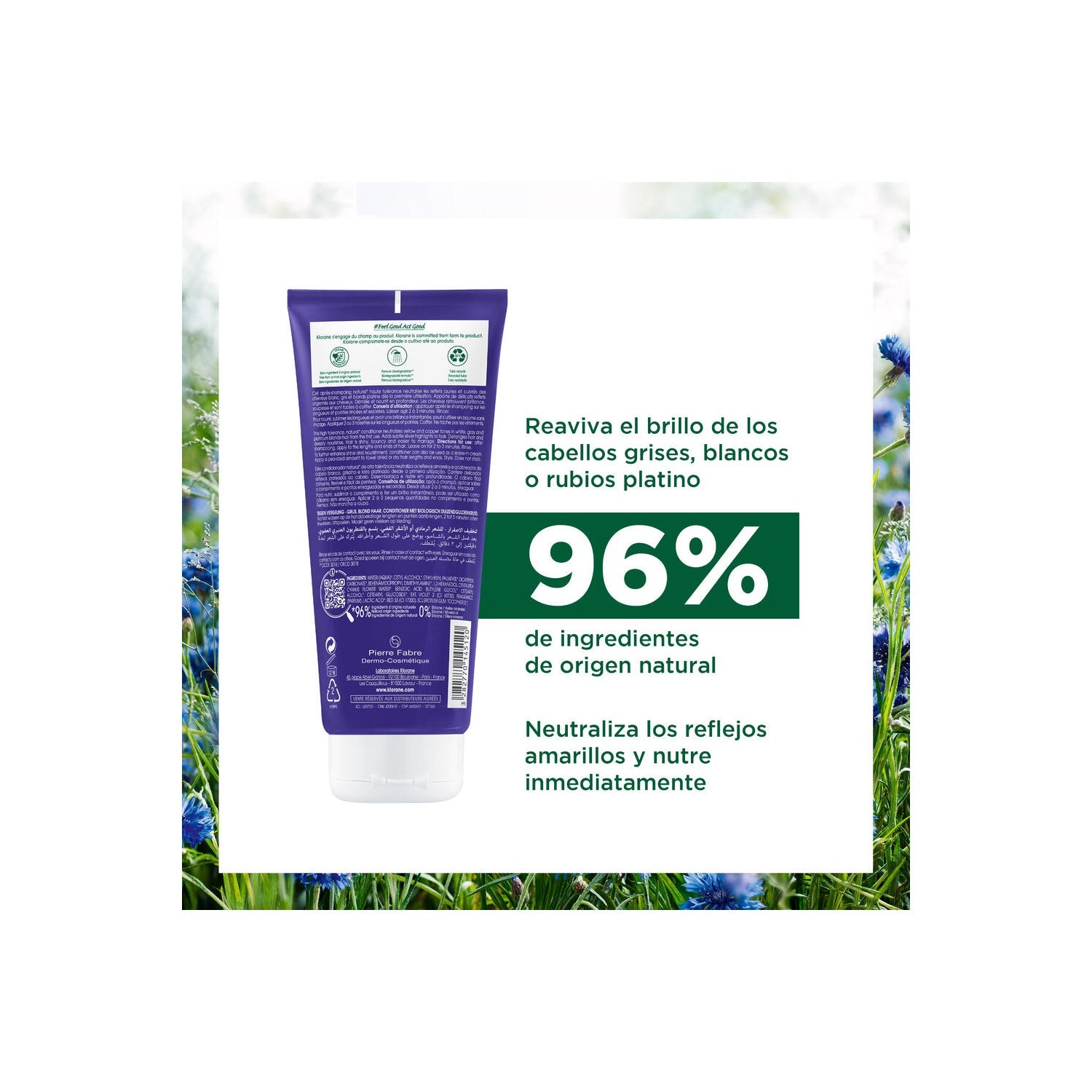 Klorane Acondicionador a la Centaurea BIO 200ml
