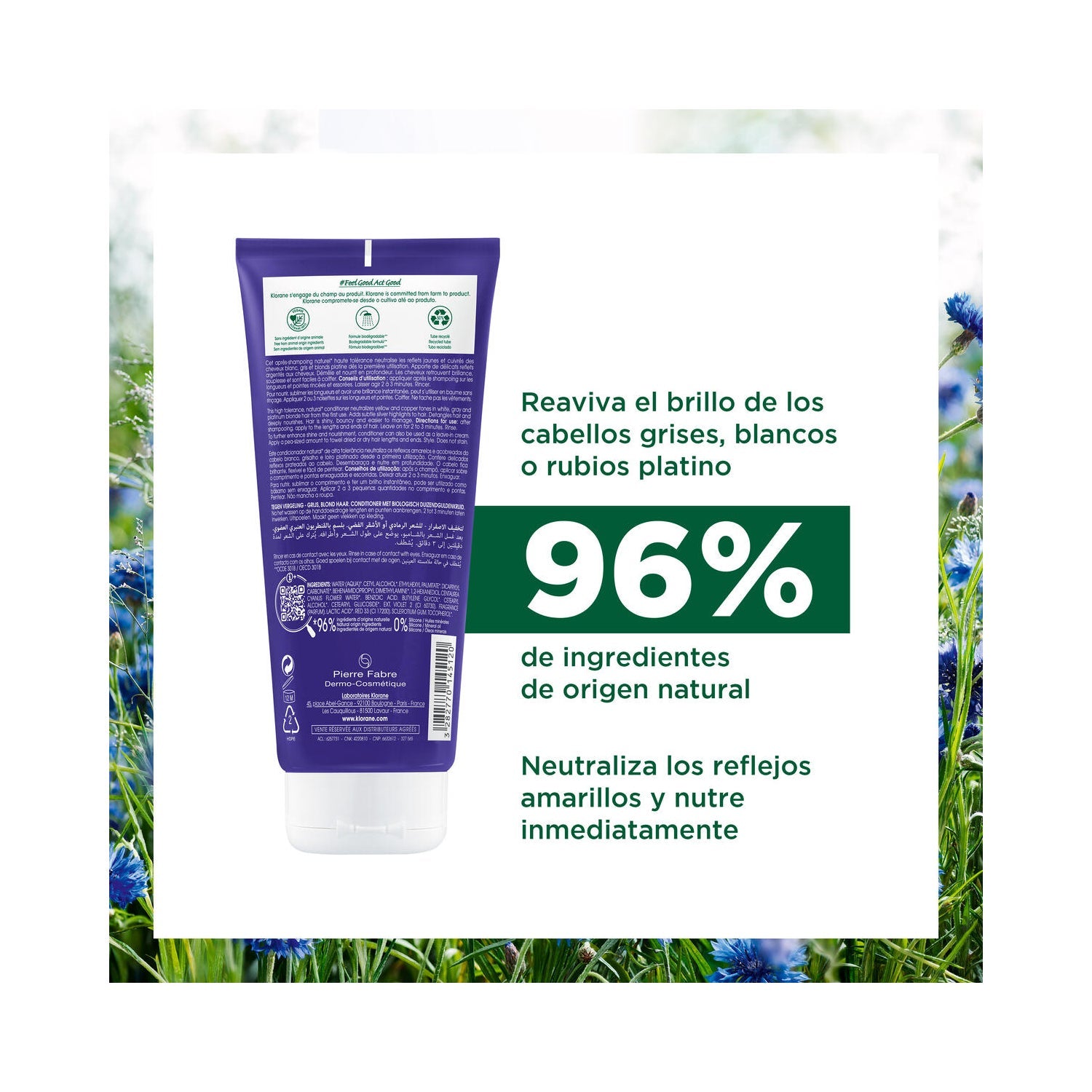 Klorane Acondicionador a la Centaurea BIO 200ml