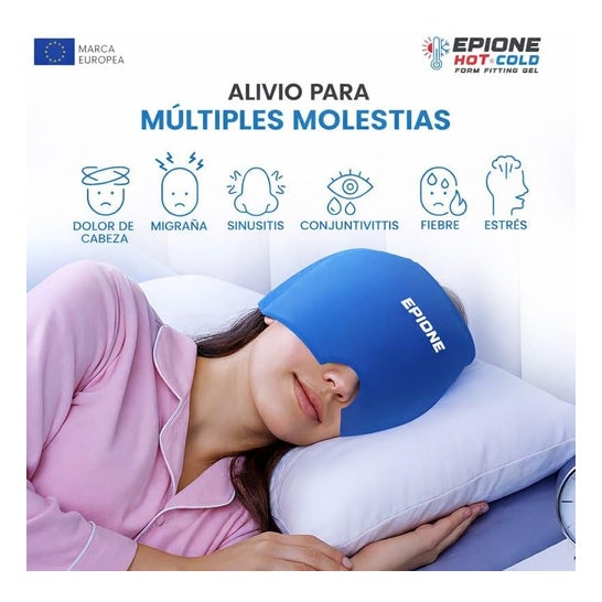 Boston Tech Gorro Frío-Calor Terapia Gel Reutilizable Fisioterapia Azul