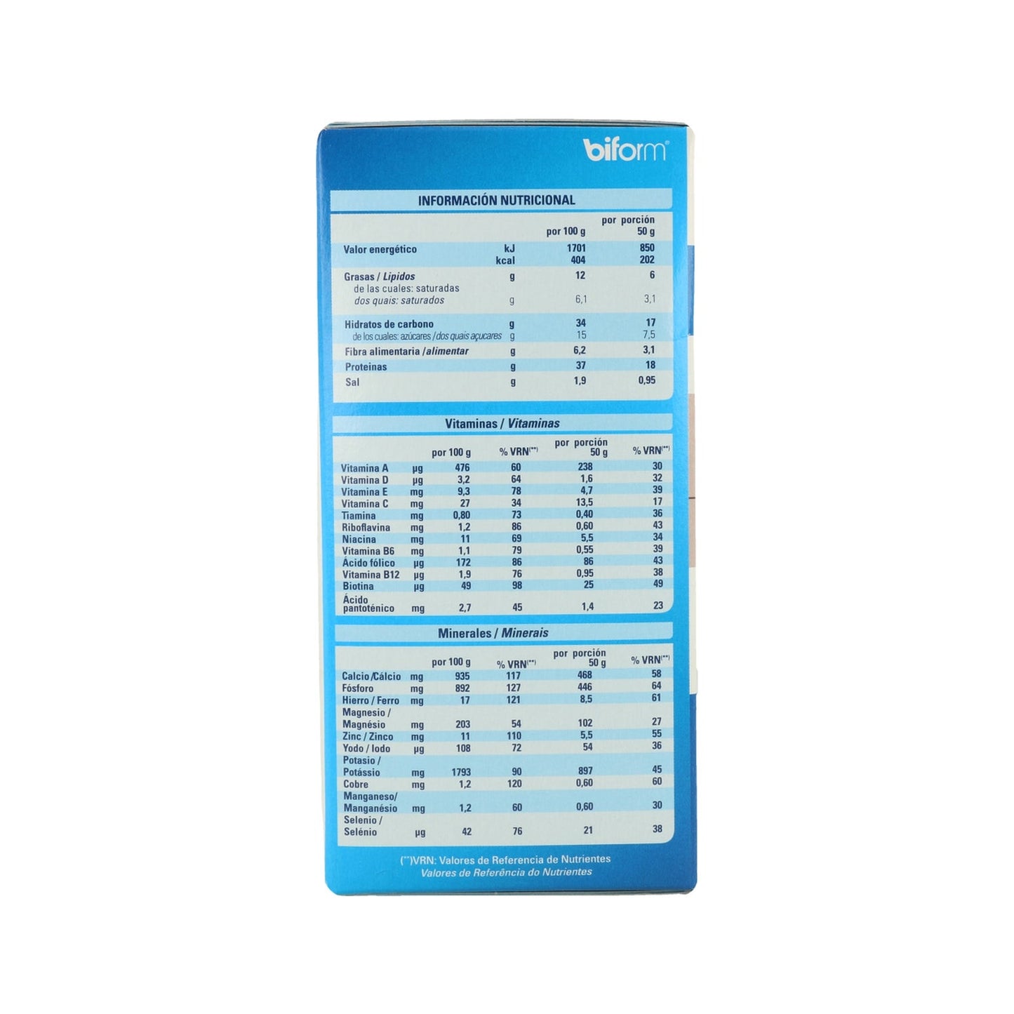 Biform natillas chocolate 6 sobresx50g