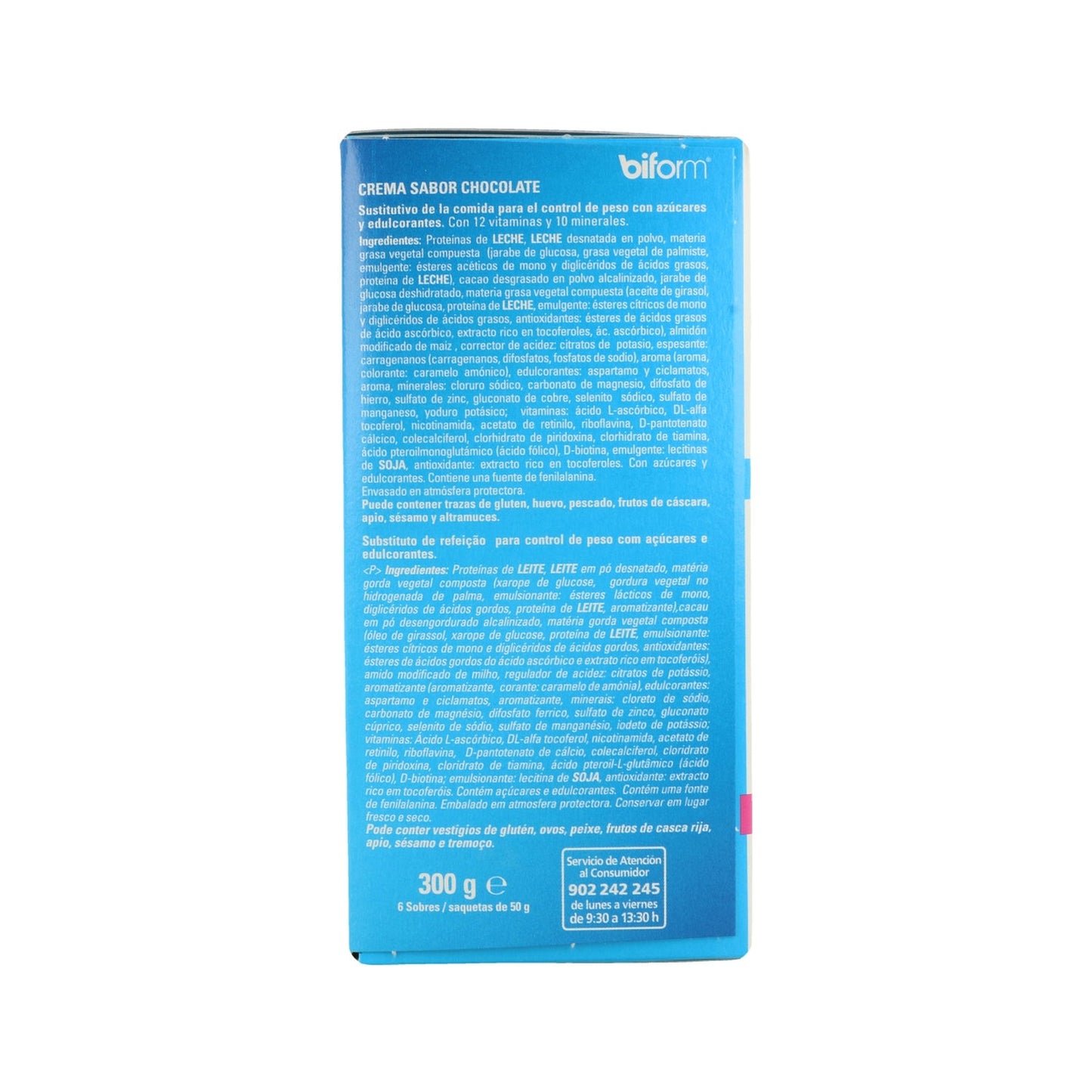 Biform natillas chocolate 6 sobresx50g