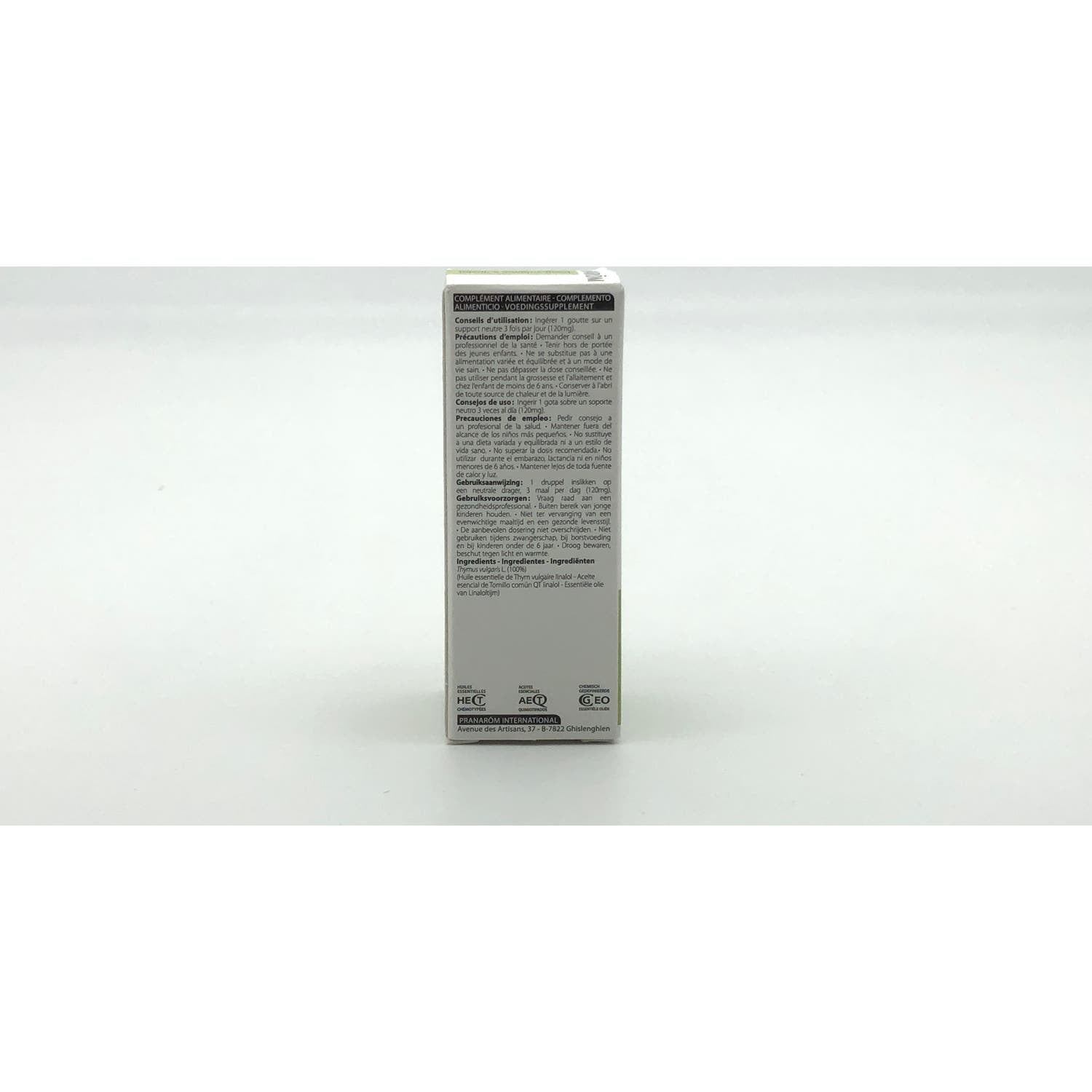 Pranarôm Aceite Esencial de Tomillo Común QT Linalol 5ml