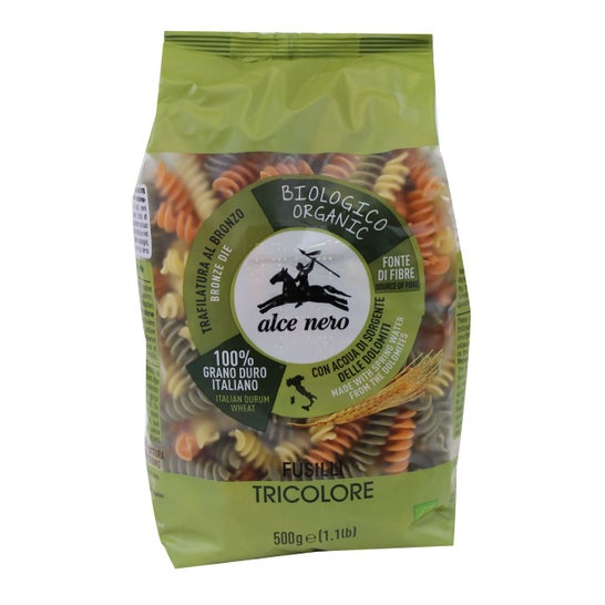 Alce Nero Fusilli Tricolor Bio 500g