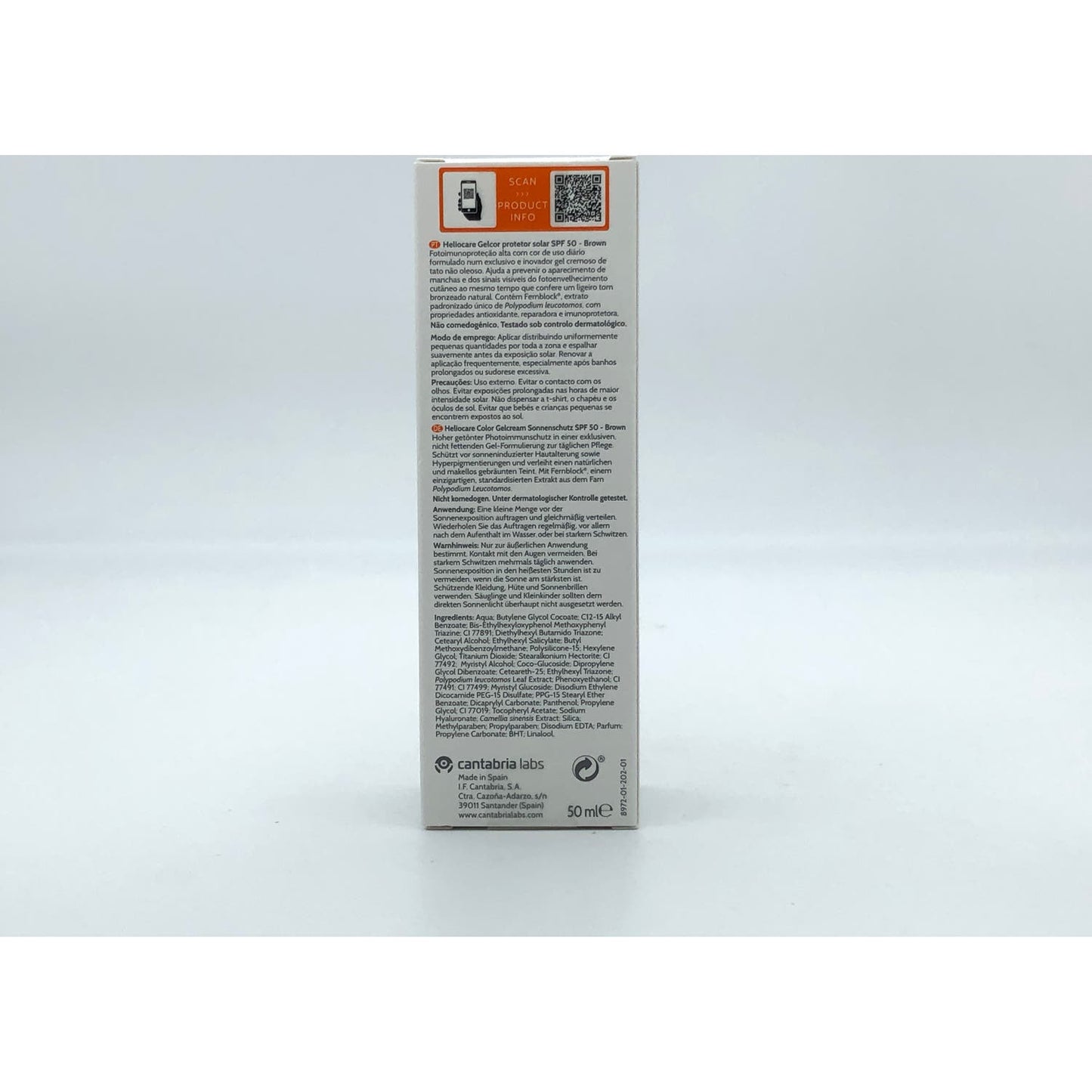 Heliocare Color Gelcream Protector Solar Brown SPF50 50ml