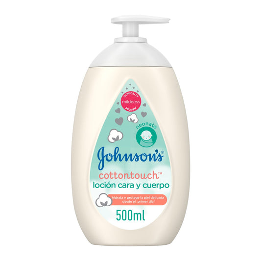 Johnson's Baby Cotton Touch Loción Cara y Cuerpo 500ml