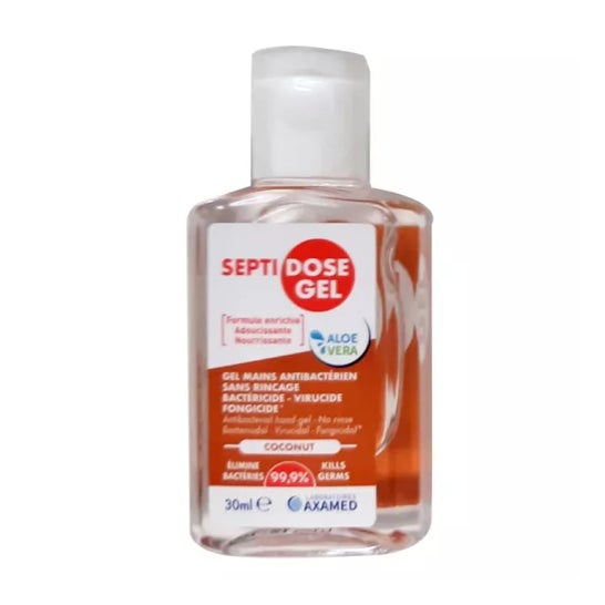Septidose Gel Hidroalcohólico Aloe Vera Coco 30ml