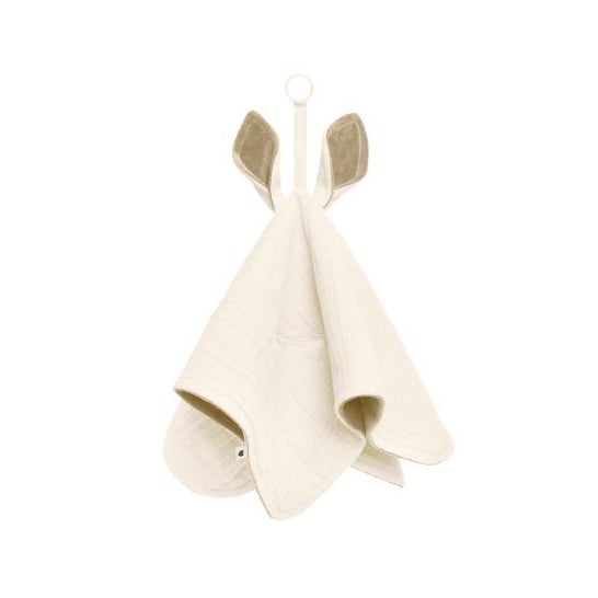 Bibs Cuddle Cloth Kangaroo Ivory 1ud