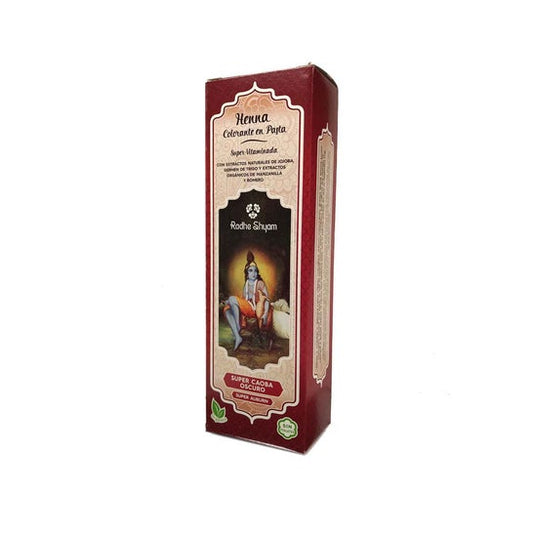 Radhe Shyam Henna Super Caoba Oscuro Pasta 200 g