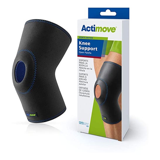 Actimove Rodillera Abierta Rótula Negra 1ud