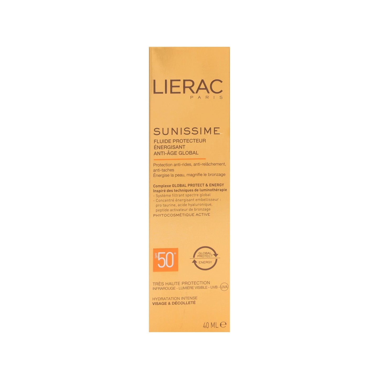 Lierac Sunissime Fluido Facial Antiedad FPS50+ 40ml
