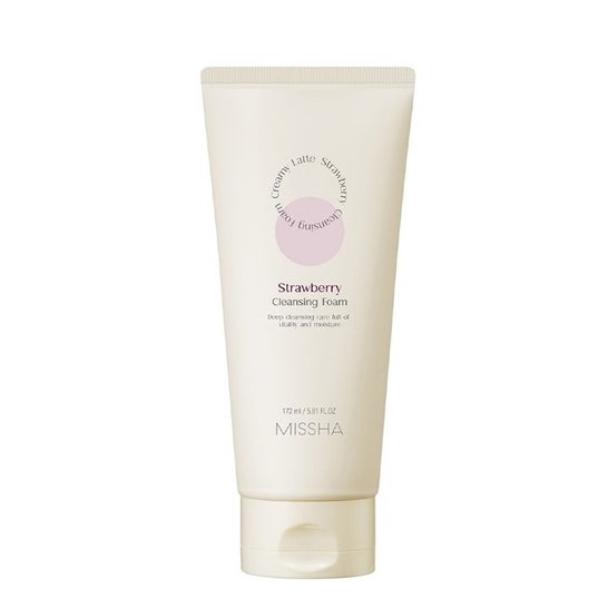 Missha Creamy Latte Strawberry Cleansing Foam 172ml