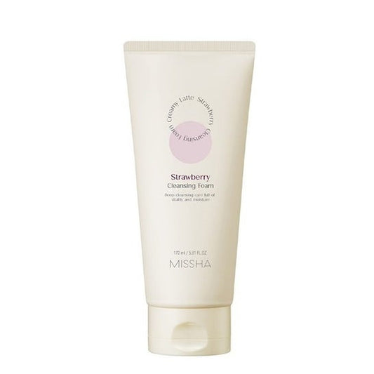 Missha Creamy Latte Strawberry Cleansing Foam 172ml