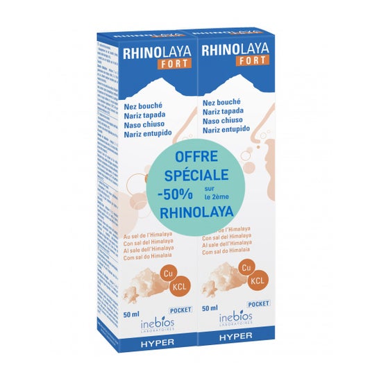 Rhinolaya Fort Spray Congestión Nasal 2x50 ml