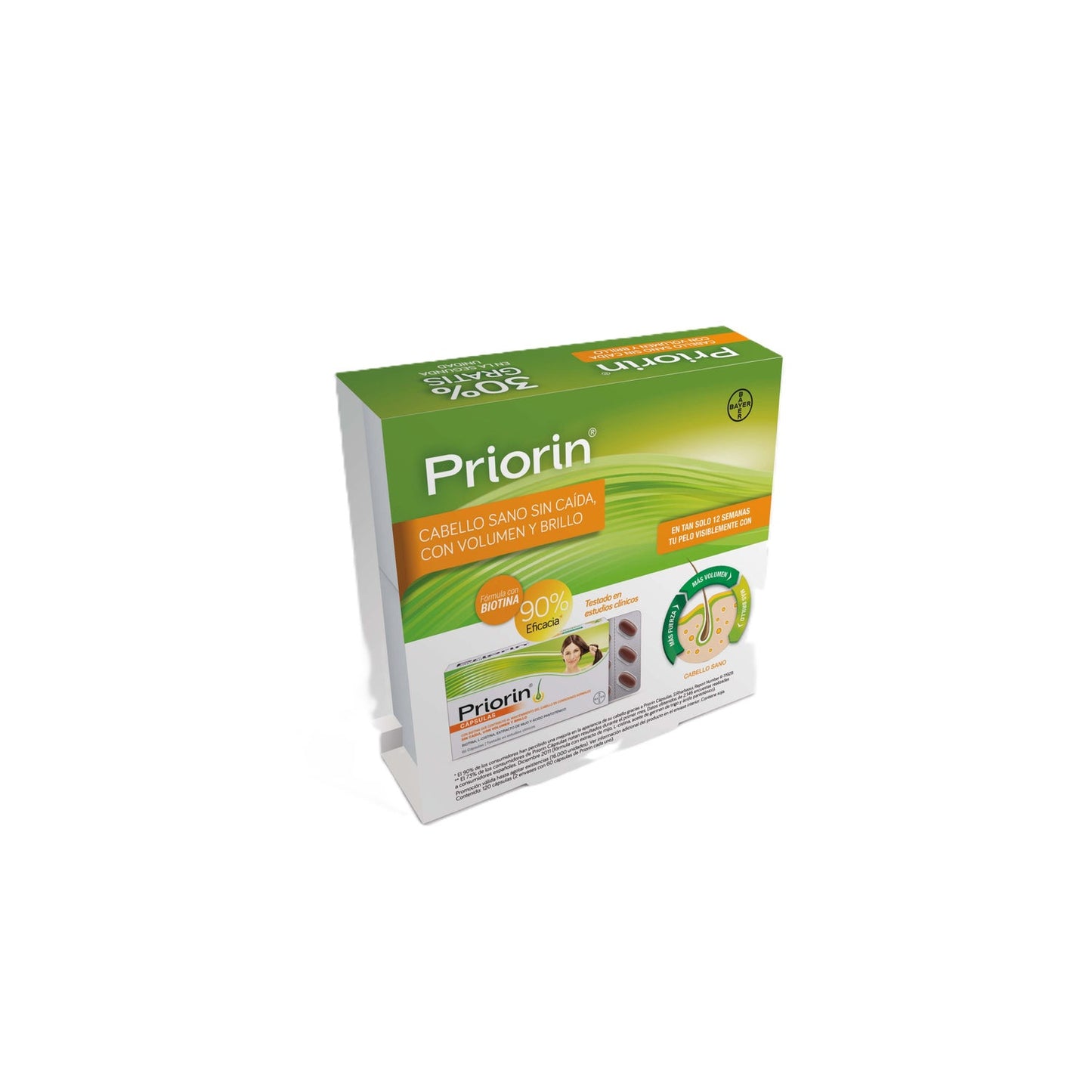 Priorin Cápsulas Anticaída 2x60caps