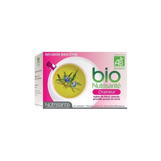 Escurridor de Infusión Orgánico Nutriente 20 Bolsitas