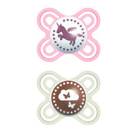 Chupete Silicona Mam Perfect Start Rn 0-2 M Pack Doble